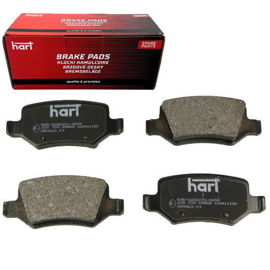 Kit 4 Pastiglie Freno Posteriori HART per MERCEDES-BENZ CLASSE B Sports Tourer (W245) 150/160/170/180/200