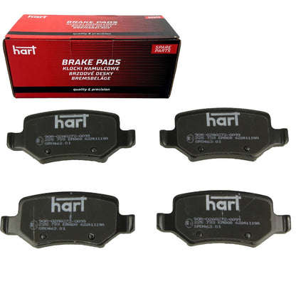 Kit 4 Pastiglie Freno Posteriori HART per MERCEDES-BENZ CLASSE B Sports Tourer (W245) 150/160/170/180/200