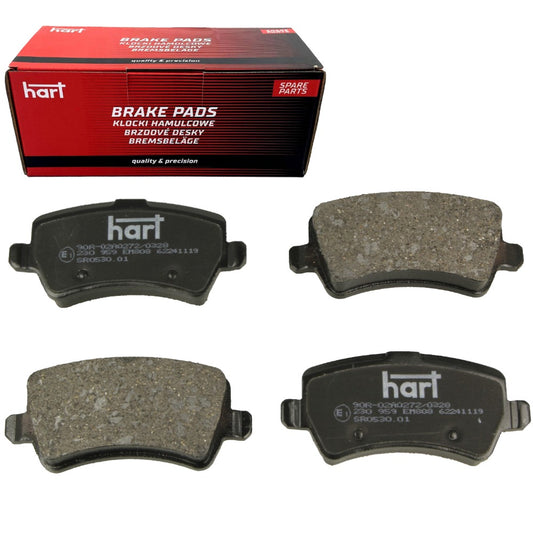 Kit 4 Pastiglie Freno Posteriori HART per FORD S-MAX VAN (WA6) 1.6/2.0