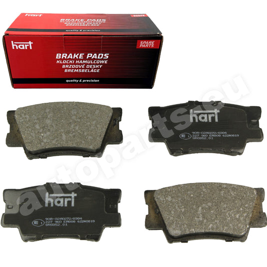 Kit 4 Pastiglie Freno Posteriori HART per TOYOTA AURION (_V5_) 3.5 (GSV50)