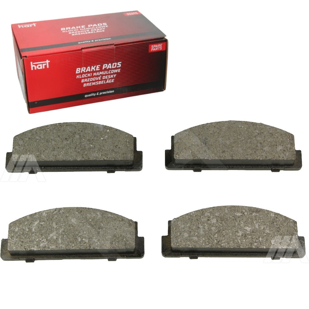 Kit 4 Pastiglie Freno Anteriori HART per AUTOBIANCHI A 111 1.4