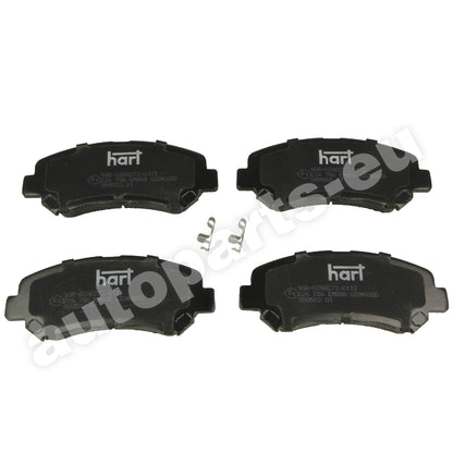Kit 4 Pastiglie Freno Anteriori HART per NISSAN QASHQAI +2 (J10,NJ10)