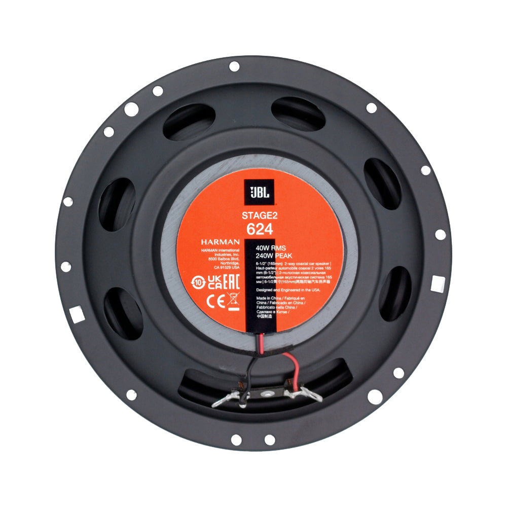 Casse Altoparlanti JBL Stage2 624 per Auto 16,5cm 240W Kit 2 Vie Coassiali