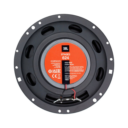Casse Altoparlanti JBL Stage2 624 per Auto 16,5cm 240W Kit 2 Vie Coassiali