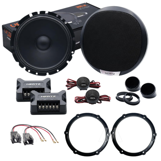 Kit 4 Casse Altoparlanti Hertz K165 FE Posteriori per Peugeot 107