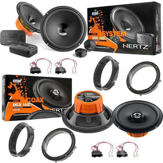 Kit 6 Casse Altoparlanti Hertz Anteriori e Posteriori per Skoda Roomster (5J)