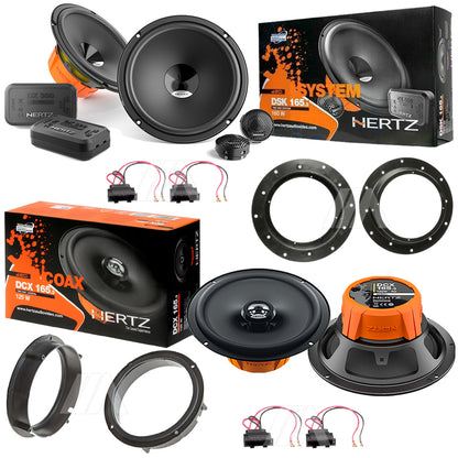 Kit 6 Casse Altoparlanti Hertz Anteriori e Posteriori per VW Tiguan dal 2017