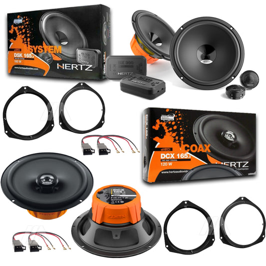 Kit 6 Casse Altoparlanti Hertz DSK165 DCX165.3 Anteriori e Posteriori per Alfa Romeo Stelvio