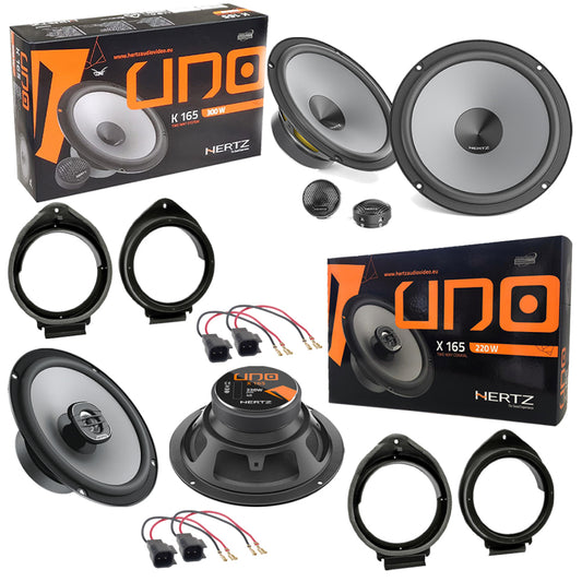 Kit 6 Casse Altoparlanti Hertz K165 X165 Anteriori e Posteriori per Opel Meriva dal 2010