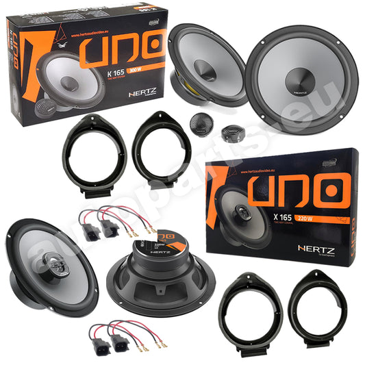 Kit 6 Casse Altoparlanti Hertz K165 - X165 Anteriori e Posteriori per Opel Mokka dal 2013