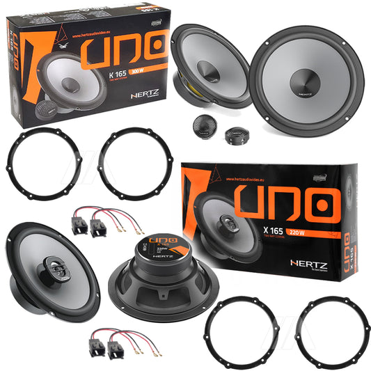Kit 6 Casse Altoparlanti Hertz K165 X165 Anteriori e Posteriori per Peugeot 5008 dal 2009