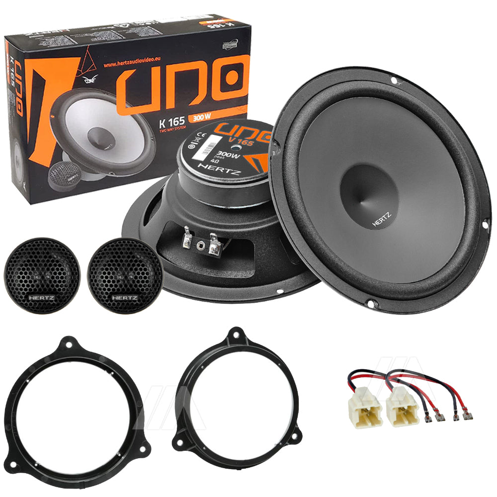 Kit 4 Casse Altoparlanti Hertz K165 Anteriori per Dacia Sandero II dal 2013