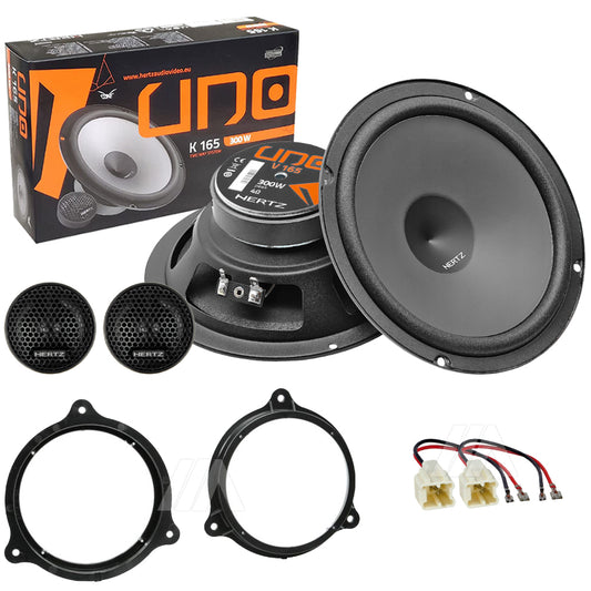 Kit 4 Casse Altoparlanti Hertz K165 Anteriori per Renault Megane IV dal 2006