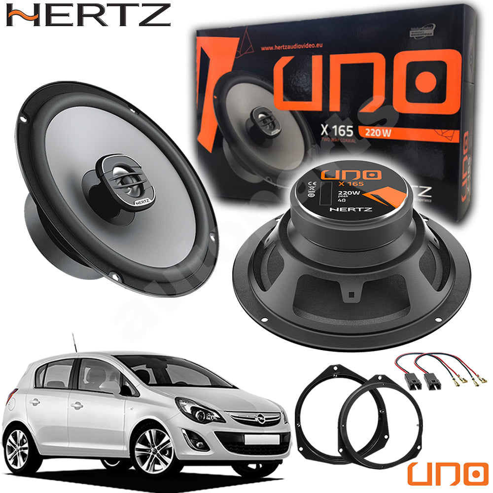 Kit 2 Casse Altoparlanti Hertz X165 Anteriori per Opel Corsa D dal 2006 (Copia)