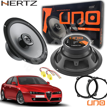 Kit 2 Casse Altoparlanti Hertz X165 Anteriori o Posteriori per Alfa Romeo 159