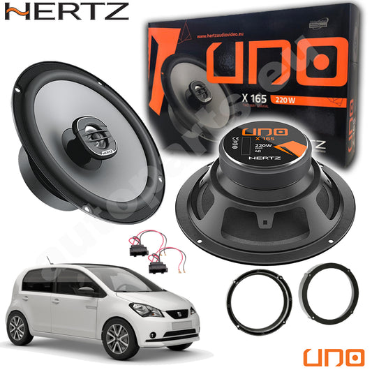 Kit 2 Casse Altoparlanti Hertz X165 Anteriori per Seat Mii dal 2012