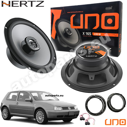 Kit 2 Casse Altoparlanti Hertz X165 Anteriori o Posteriori per Volkswagen Golf IV (4)