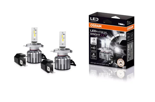 Lampade Osram LEDriving HL BRIGHT H4/H19 2 PZ per Fari Auto Luce Bianca 6000K