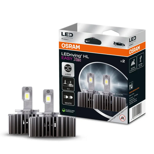 Lampade Osram HL EASY XEN D5S 2 PZ per Fari Auto Luce Bianca 6500K