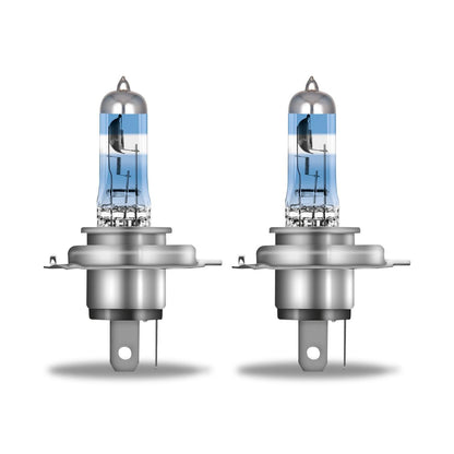 Coppia 2 Lampade Alogene Osram Night Breaker H4 64193NB200 per Auto