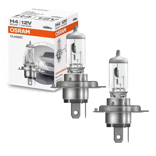Coppia 2 Lampade Osram H7 Classic Alogene P43t 12V 60/55W