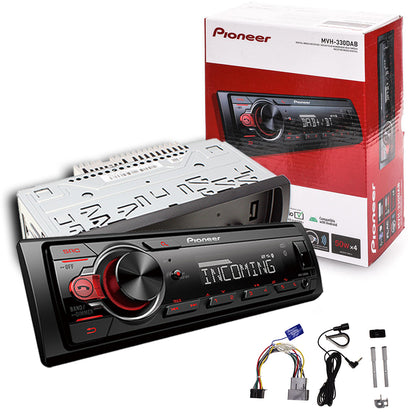 Autoradio Pioneer MVH-330DAB 1DIN Bluetooth MP3 USB Compatibile con Android 50WX4