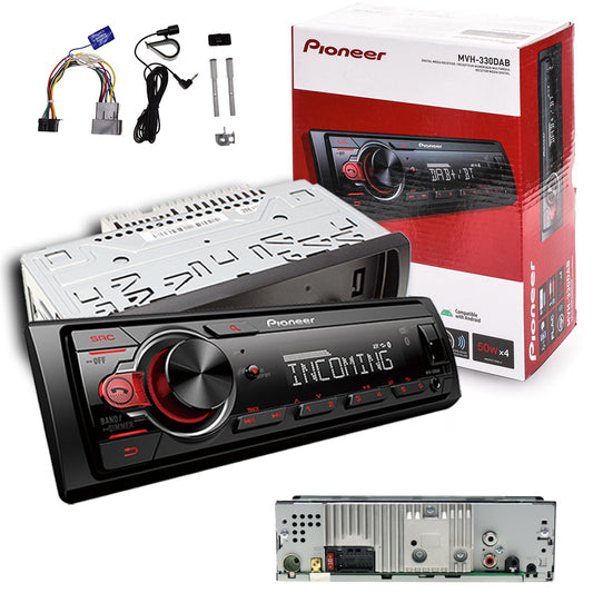 Autoradio Pioneer MVH-330DAB 1DIN Bluetooth MP3 USB Compatibile con Android 50WX4
