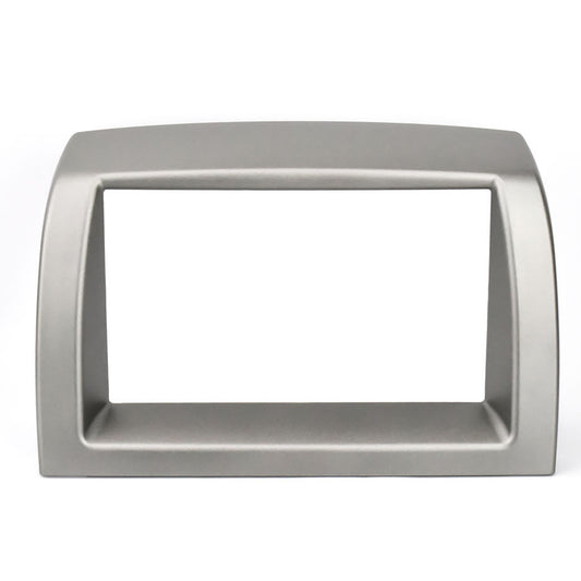 Mascherina Adattatore Autoradio Stereo 2DIN Lancia Ypsilon dal 2003 Silver