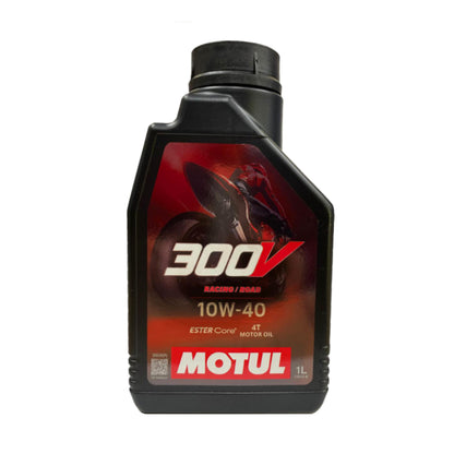Olio Motul 300V 10W-40 per moto 4T 3L 100% Sintetico Factory Line