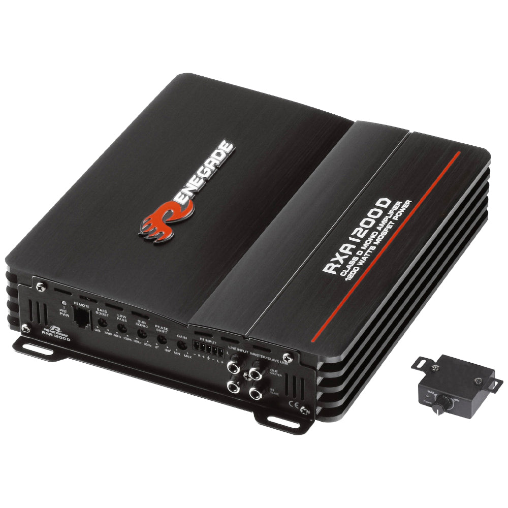 Amplificatore per Auto Renegade RXA 1200D Classe D Mono 1200Watt