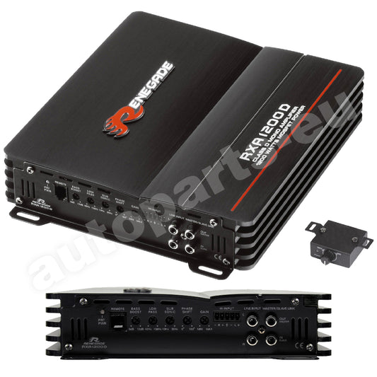 Amplificatore per Auto Renegade RXA 1200D Classe D Mono 1200Watt