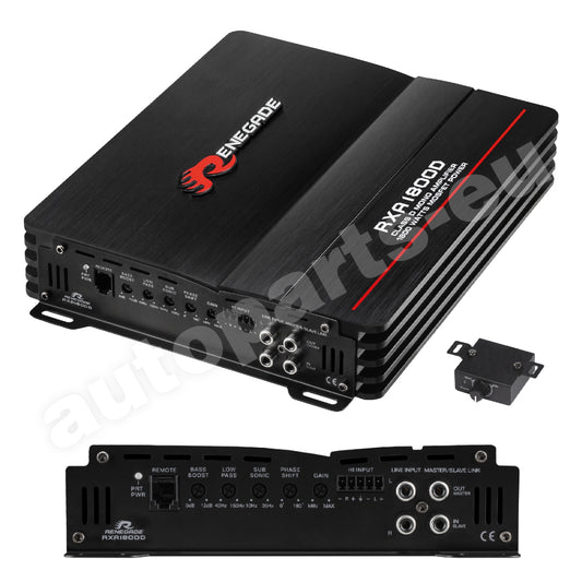 Amplificatore per Auto Renegade RXA 1800D Classe D Mono 1800 Watt