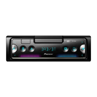 Autoradio Pioneer SPH-20DAB 1 DIN con Bluetooth MP3 USB Compatibile con Android ed Apple