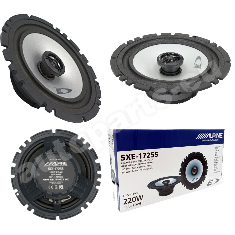 Casse Altoparlanti Alpine SXE-1725S per Auto 16,5 cm 220W Kit 2 Vie Coassiali