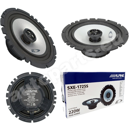 Casse Altoparlanti Alpine SXE-1725S per Auto 16,5 cm 220W Kit 2 Vie Coassiali