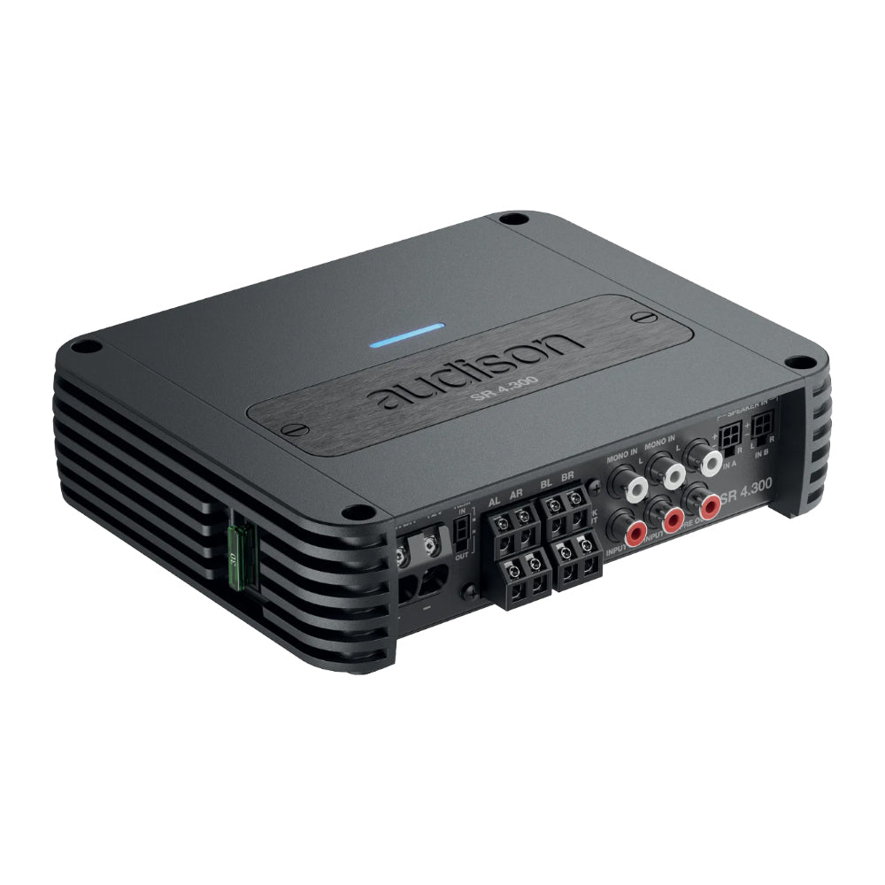 AUDISON SR 4.300 Amplificatore Per Auto 4 Canali Classe D 520 W Max