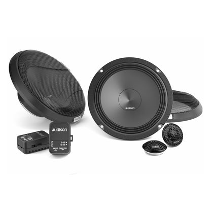 AUDISON APK 165 Kit 2 Vie 6.5" Altoparlanti per Auto con Crossover