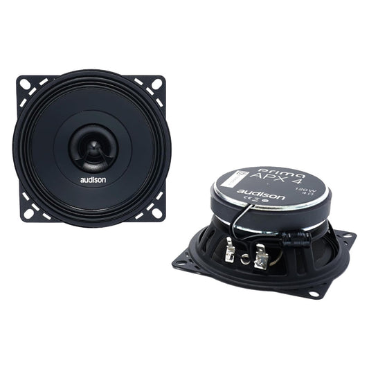 AUDISON APX 4 Kit Coppia Coassiale 100mm Altoparlanti per Auto Max 120W 4 Ohm