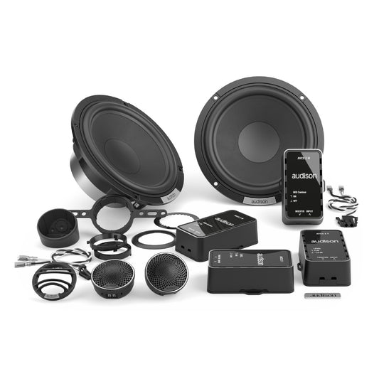 AUDISON AVK 6 S II Kit 2 Vie 6.5" 16.5cm Altoparlanti per Auto 250W Max 4 Ohm