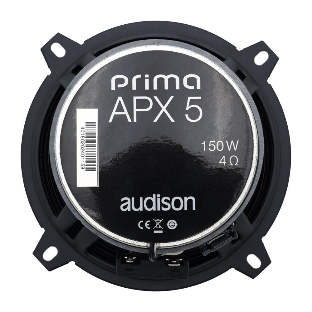 AUDISON APX 5 Kit Coassiale 2 vie 130mm Altoparlanti per Auto Max 150W 4Ohm