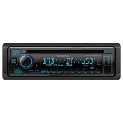 Autoradio KENWOOD KDC-BT560DAB 1DIN DAB+ Ingresso CD/USB Bluetooth con Antenna DAB Inclusa