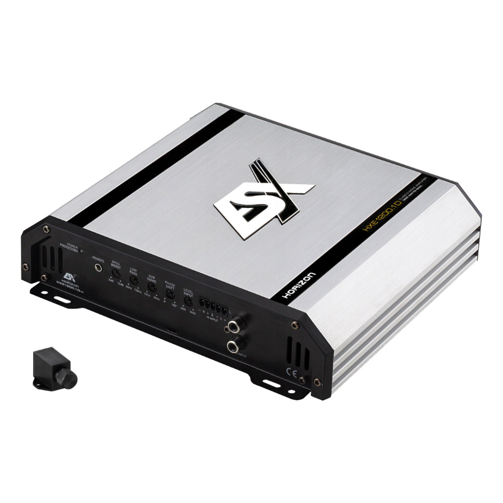 ESX HXE2000.1D Amplificatore per Auto Classe D Potenza Max 2000W RMS 1000W