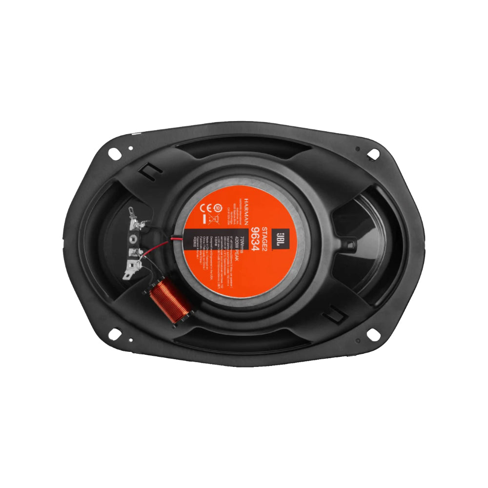 JBL STAGE2 9634 Casse Altoparlanti a 3 Vie Coassiale 6x9" Max Power 420W 4 Ohm