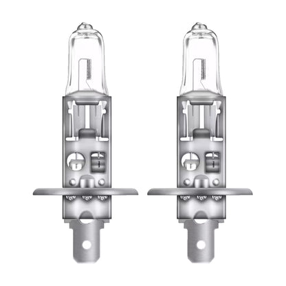 2 Lampade Alogene OSRAM per Auto Moto H1 Night Breaker Silver +100%
