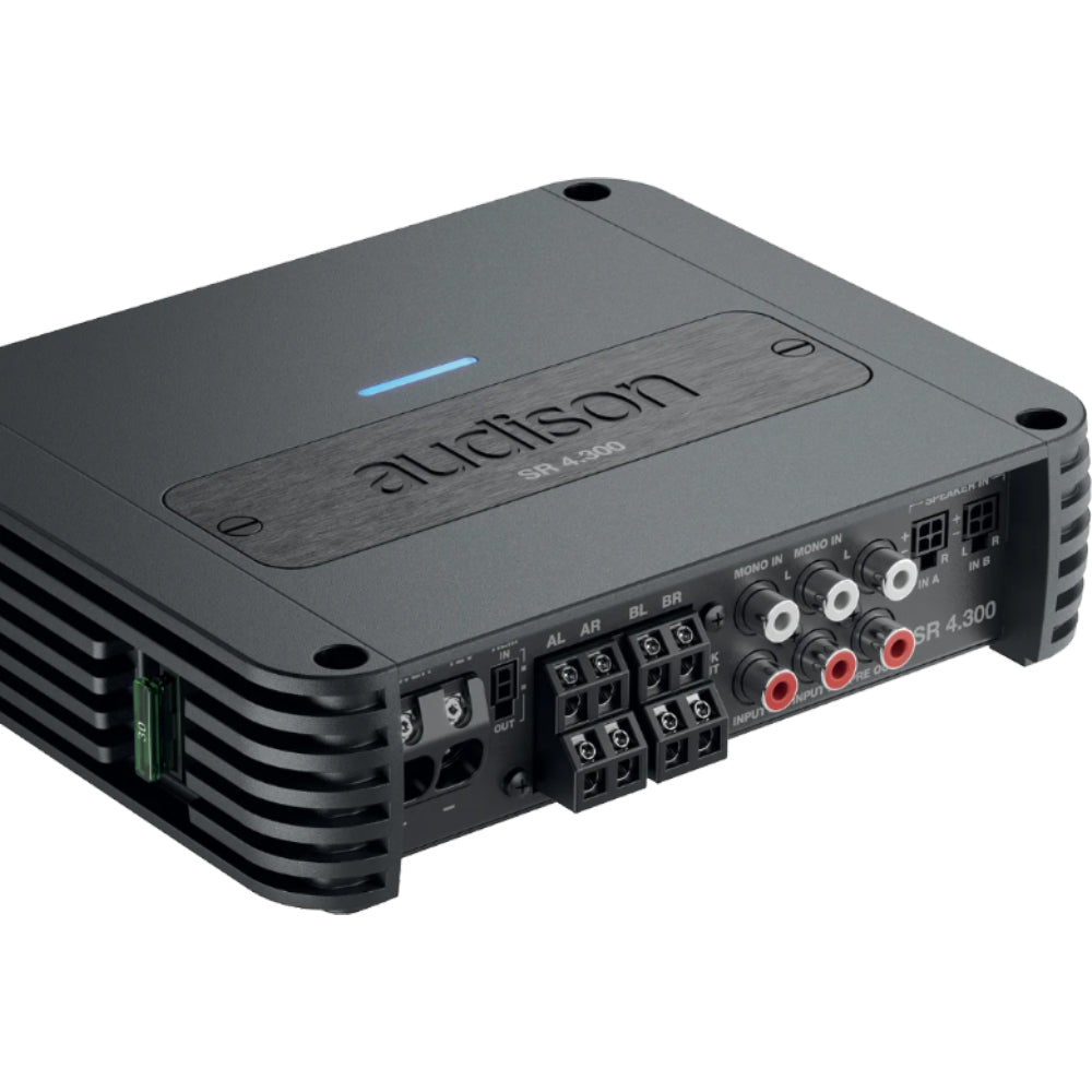 AUDISON SR 4.300 Amplificatore Per Auto 4 Canali Classe D 520 W Max
