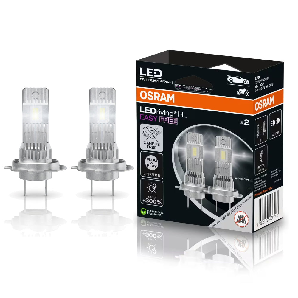 OSRAM LEDriving HL EASY FREE H7 Lampada Led Per Auto e Moto