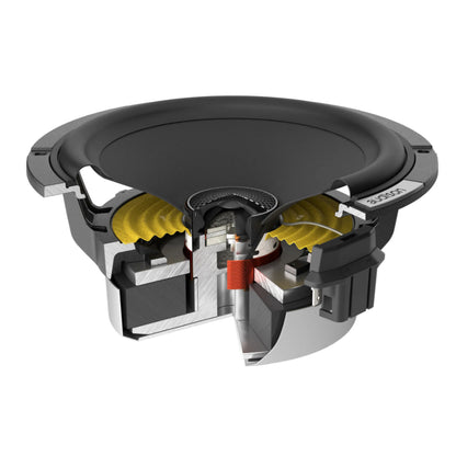 Audison AVX 6.5 II Set Coassiale a 2 Vie 165mm per Auto 240W Max 4 Ohm