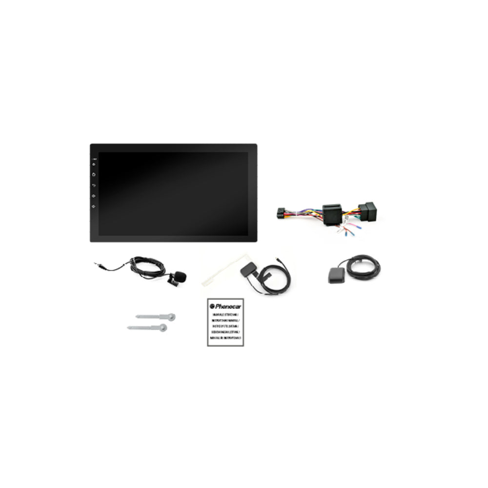 Autoradio 2 DIN Phonocar VM053 Carplay Bluetooth monitor EXTRALARGE 10.1” REMOVIBILE