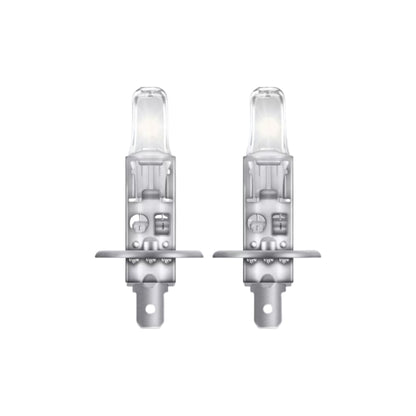 2 Lampade Alogene OSRAM per Auto Moto H1 Night Breaker Silver +100%