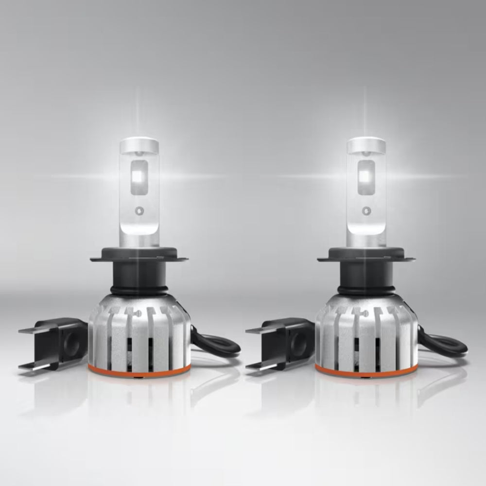 2 Lampade LED Omologate OSRAM per Auto e Moto H7 Led Night Breaker Start +230%